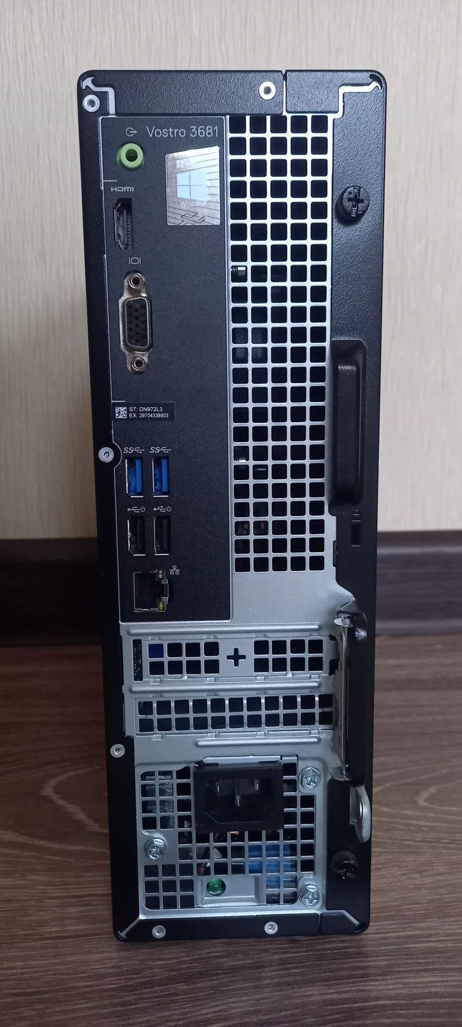 Компьютер Dell Vostro 3681, Core i3-10100, 3,6 GHz, 256 Gb, RAM 8