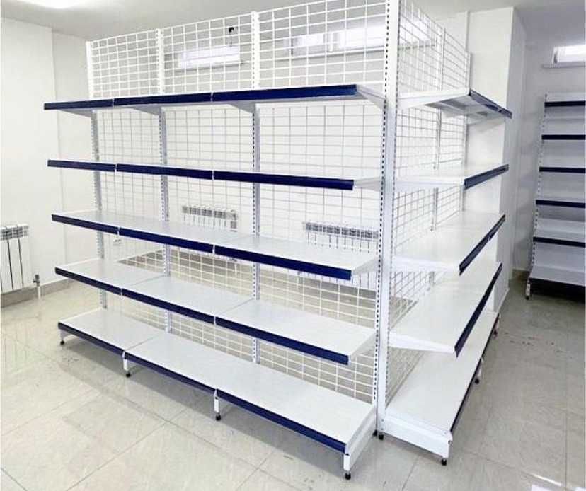 Стеллаж металлический сборный, полка стеллаж, полка металлическая asts