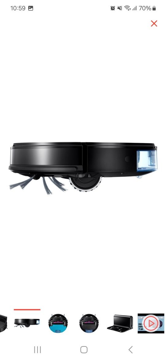 Робот-пылесос Samsung VR05R5050WK/EV черный.