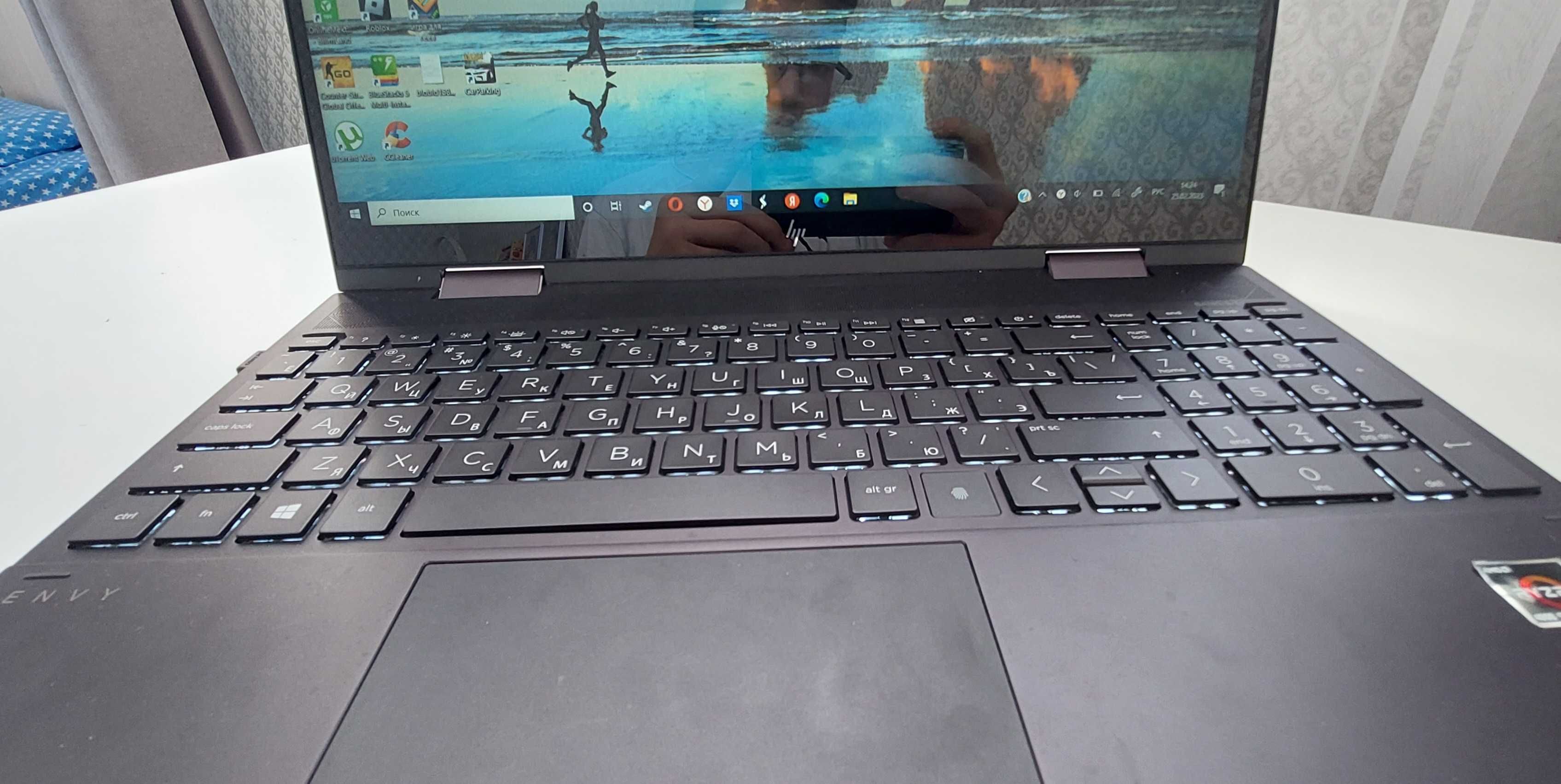Продам ноутбук hp envy x360 convertible 15 (Ryzen 5)