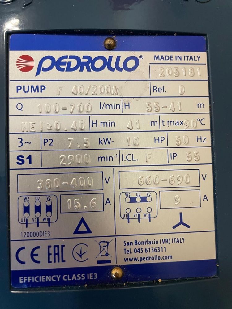 Насос Pedrollo F40/200a