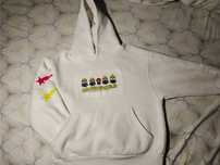 Белая Кофта Bape / baby milo с миньонами