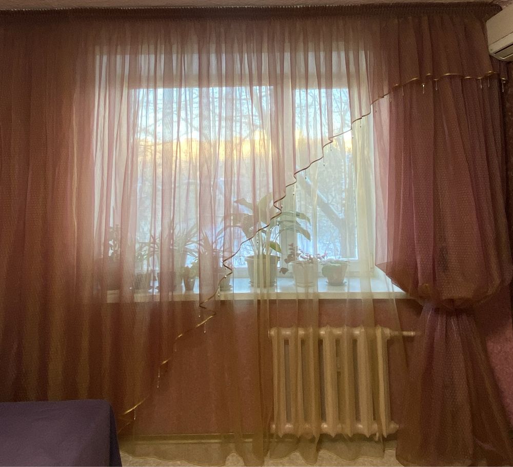 Шторы + тюль