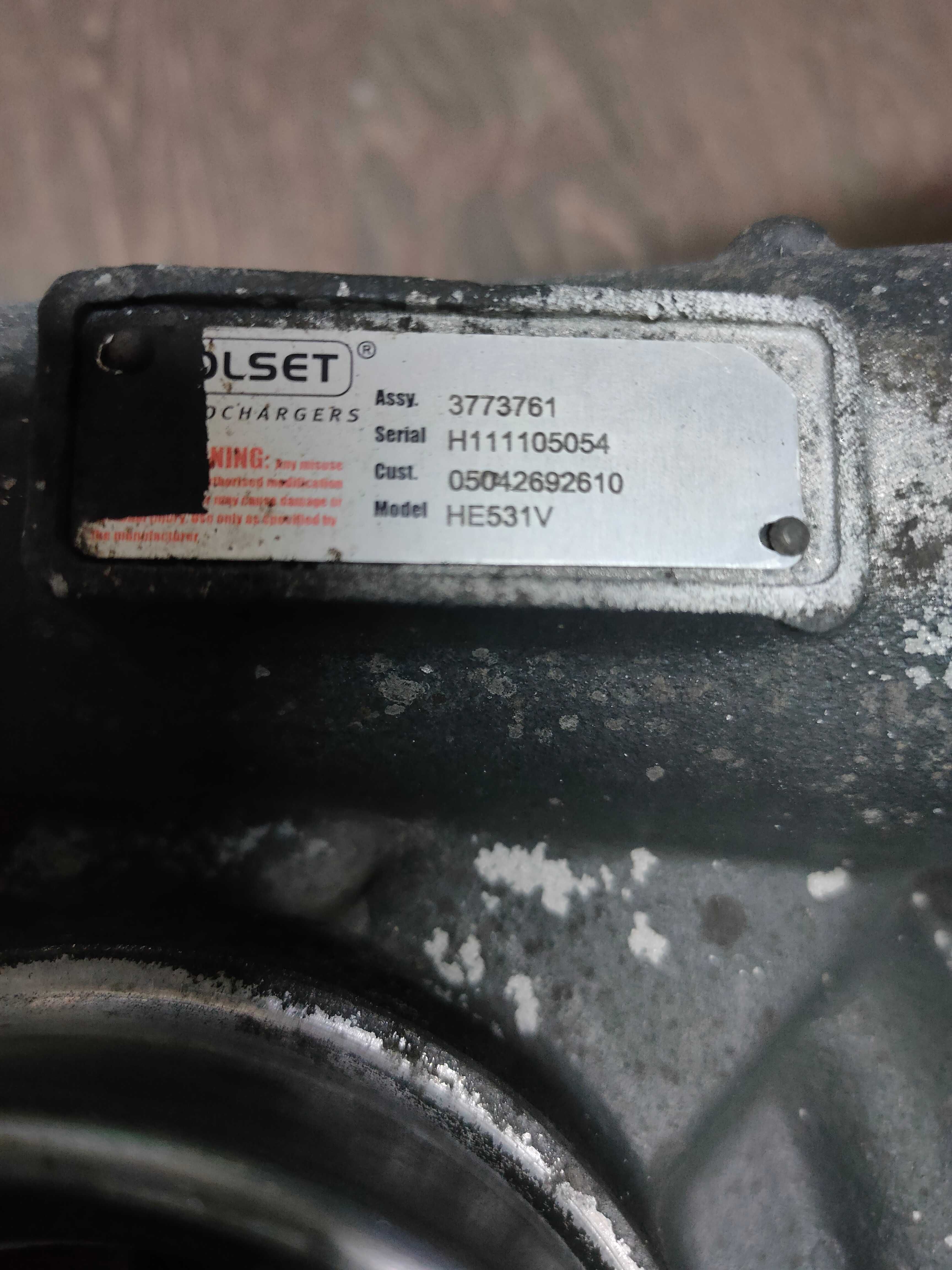 Турбокомпрессор (турбина) Iveco Stralis Cursor 10  Euro-4 / 5