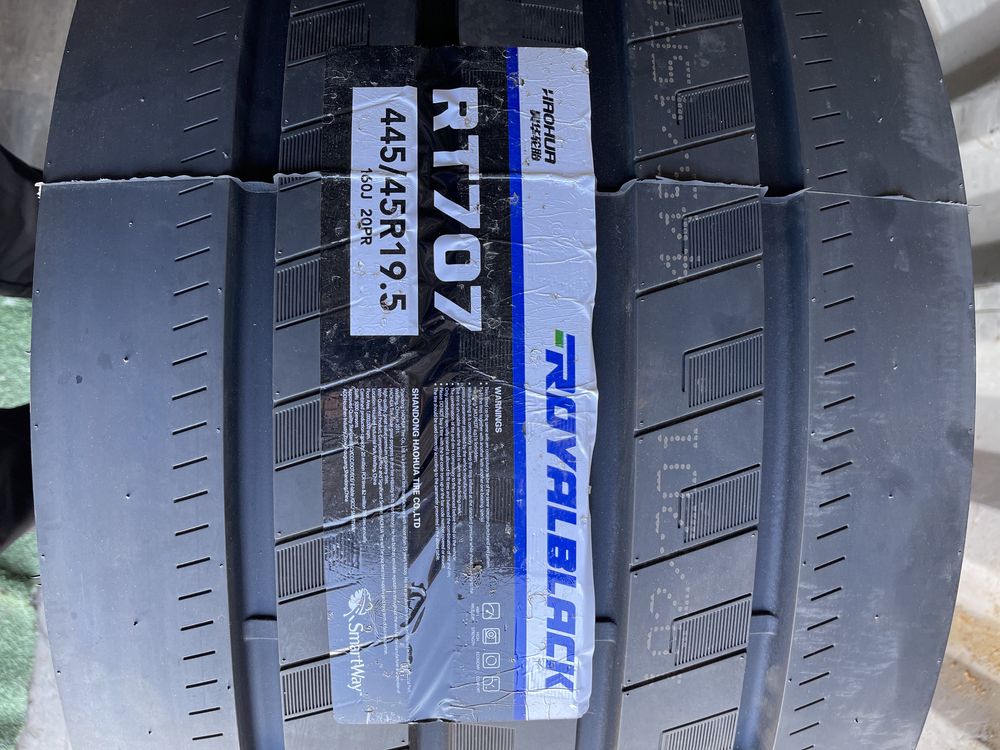 Грузовые шины ROYAL BLACK 445/45 R19.5 RT707 (прицепная ось)