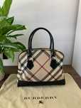 Сумка Burberry Оригинал из телячьей кожи Nova Check Eden бежевый