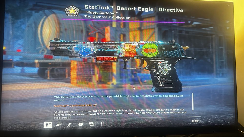 Скины Кс 2, Ak-47 redline, Дигл со стикерами
