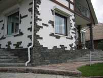 Декоративный камень для фасадов,каминов,бань,на основе цемента