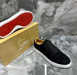 Черные кеды Christian Louboutin
