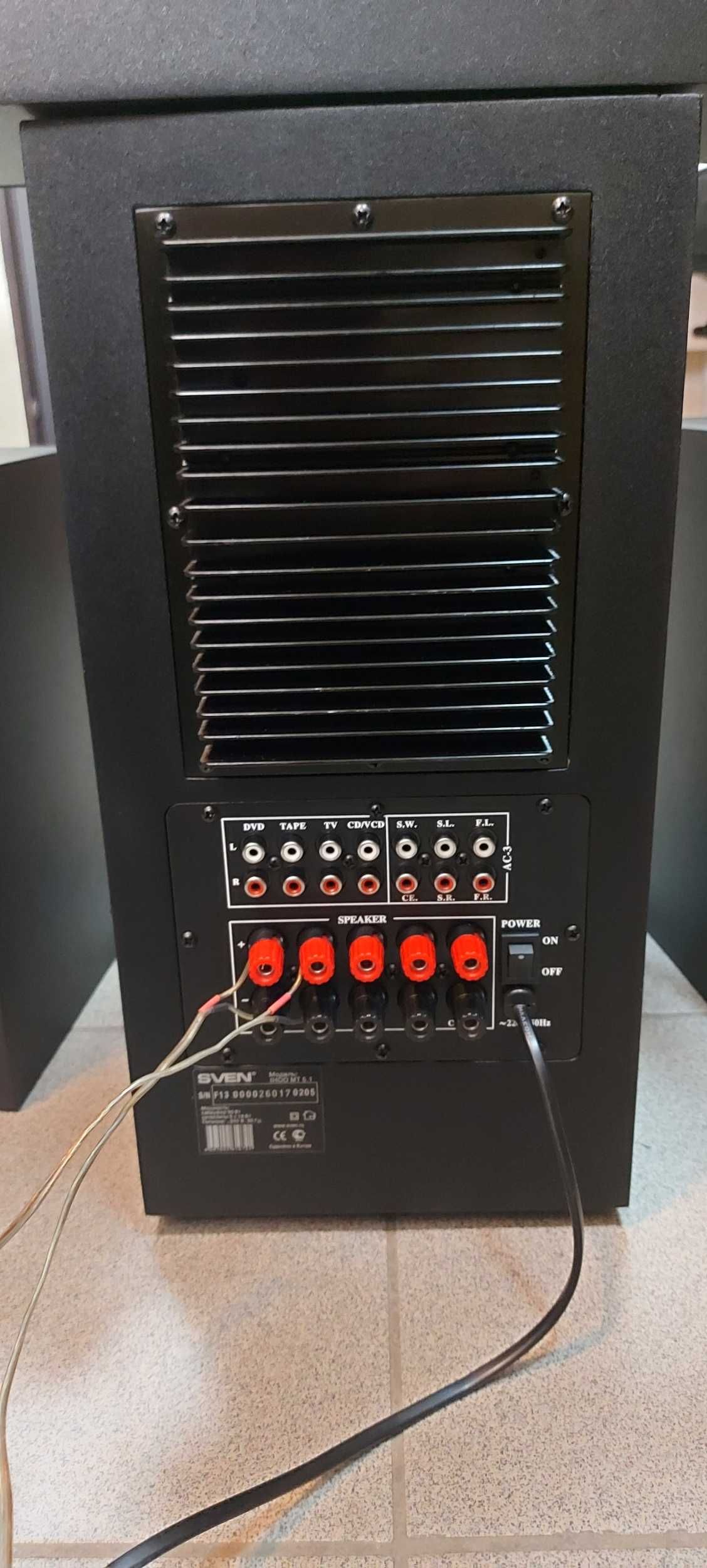 Акустическая система с сабвуфером  — Sven IHOO MT5.1 125W