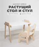 Растущий стол и стульчик
