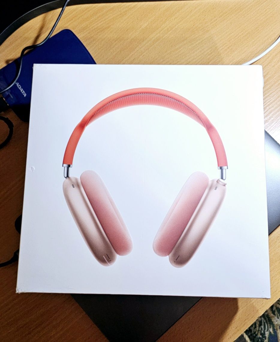 Наушники оригинал AirPods Max A2096 Pink with Red