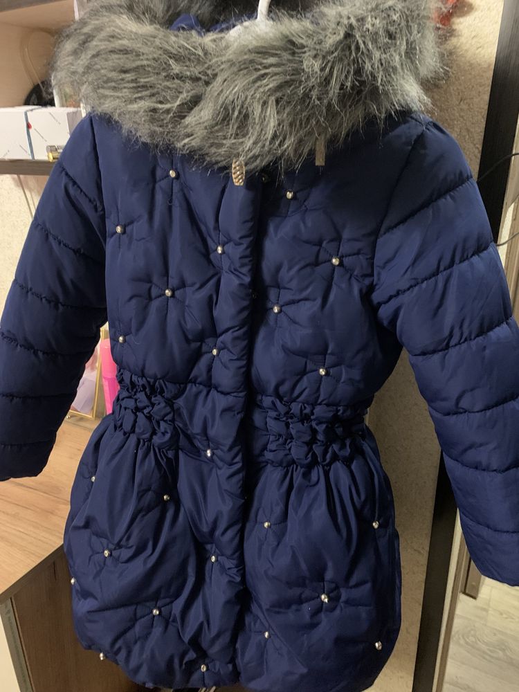 Пуховик зимний 5-6 лет