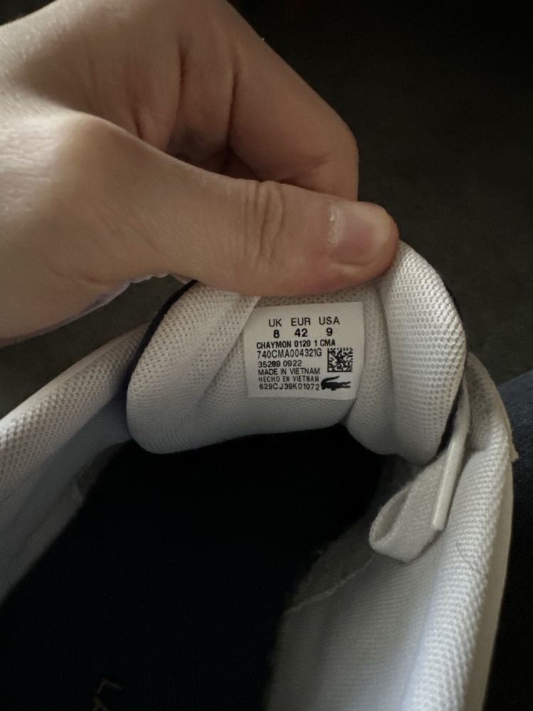 Мужские кеды Lacoste