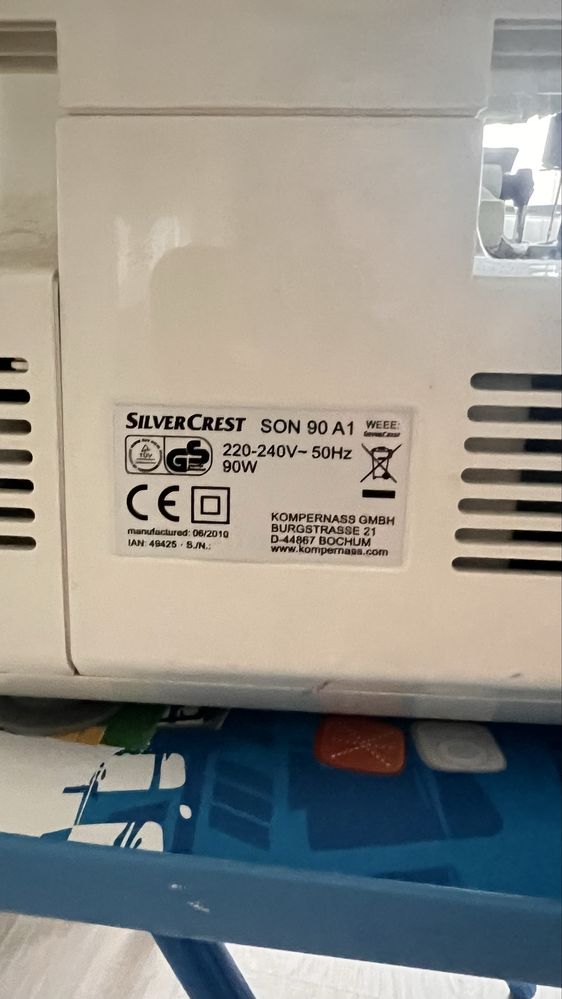 Оверлок SilverCrest 90A1