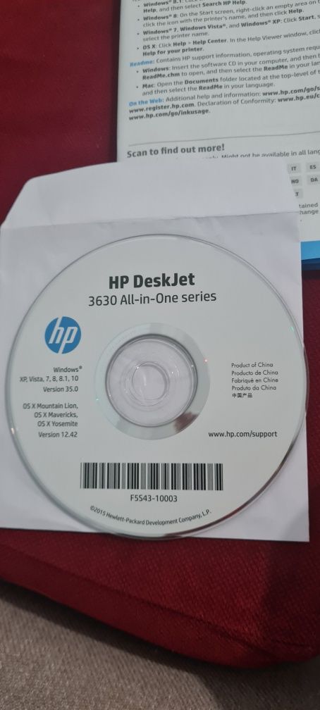 Цветной принтер hp