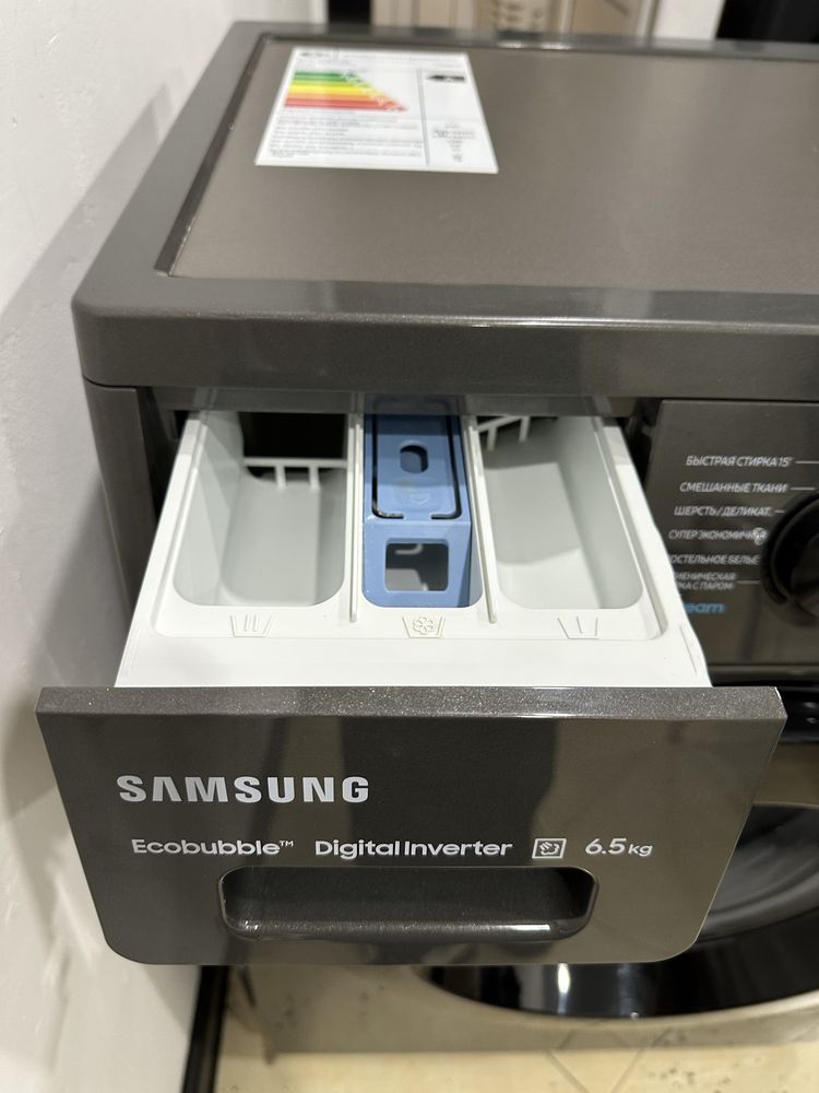 Стиральная машина Samsung WW65AG4S21CXLD, черный, 6.5 кг, 10140/А10
