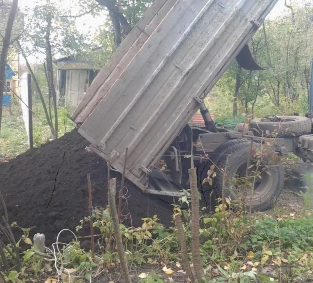 Доставка чернозем песок,земля.