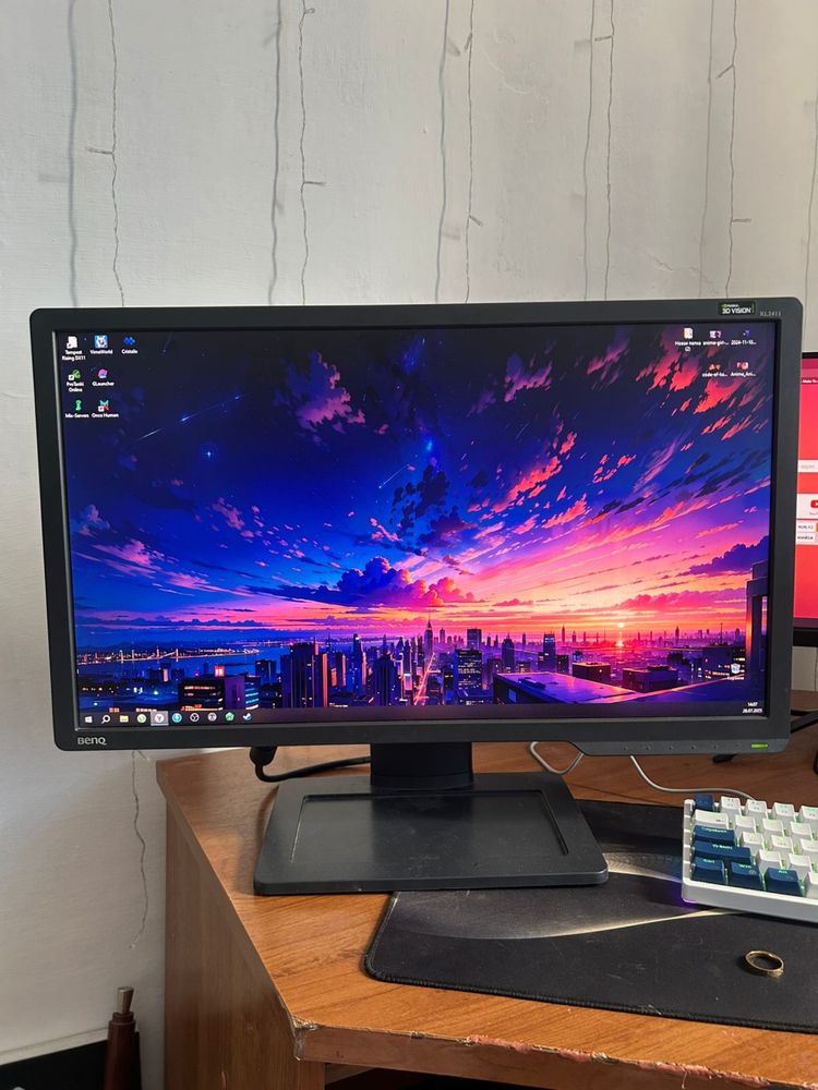 Монитор игровой 24" BenQ 1920x1080 16:9 TN 144ГЦ (HDMI+DP+DVI) Black