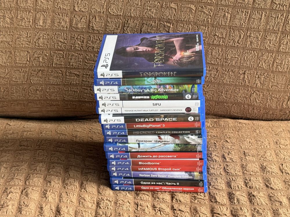 Игры на PlayStation 4 Ps 5 диски/Stray,Dead Space,Сэкбой,ForSpoken