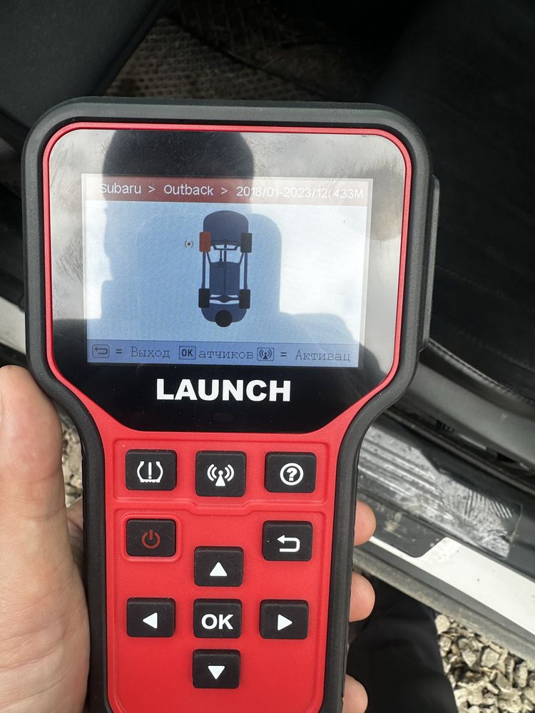 Датчики давления в шинах Launch на любое авто