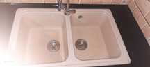 Срочно продам мраморную (каменную)мойку 75×45