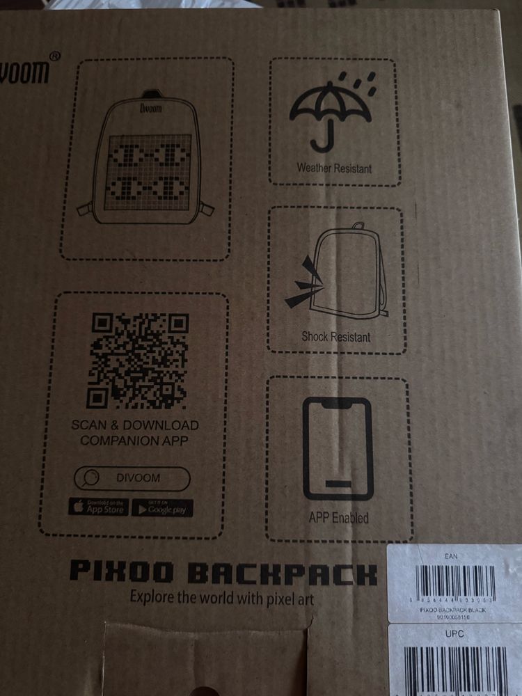 рюкзак divoom pixoo