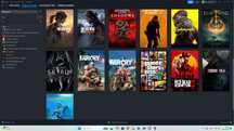 Аккаунь стим с 13 крутыми играми