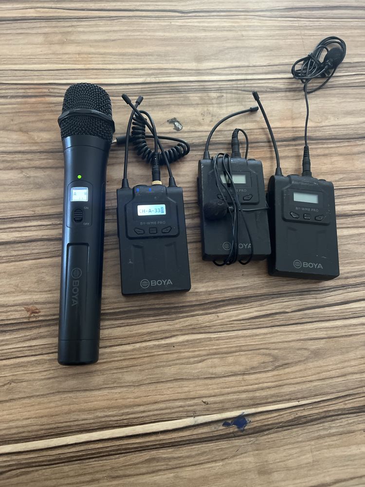 Продаю комплект радиопетличных микрофонов BOYA BY-WM8 PRO K2 (б/у)