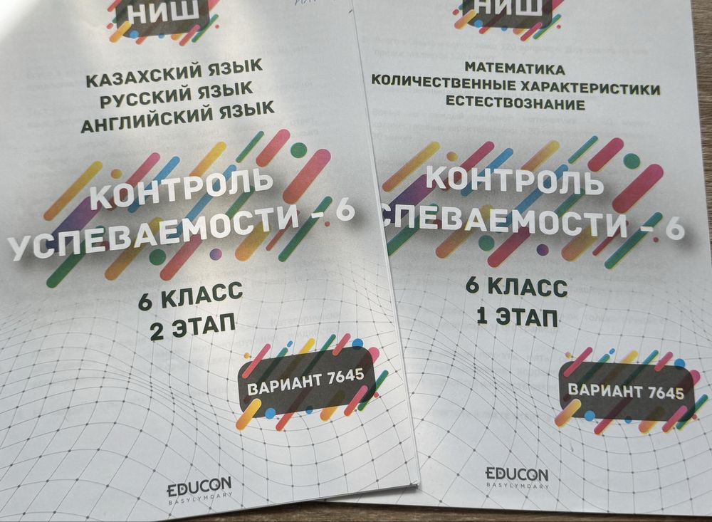 Учебники в НИШ/БИЛ
