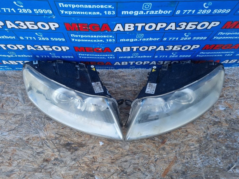 Фары на audi A6C6.