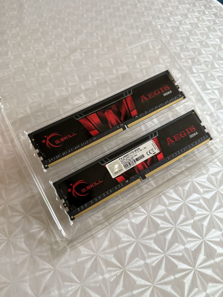 ОЗУ G.Skill DDR4 8 ГБ (2x4 ГБ) 2400 МГц Aegis
