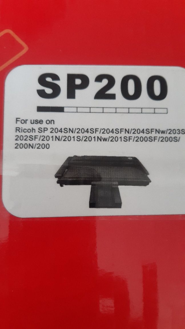 Новый картридж SP 200, на принтер Ricoh SP 204 и.т д