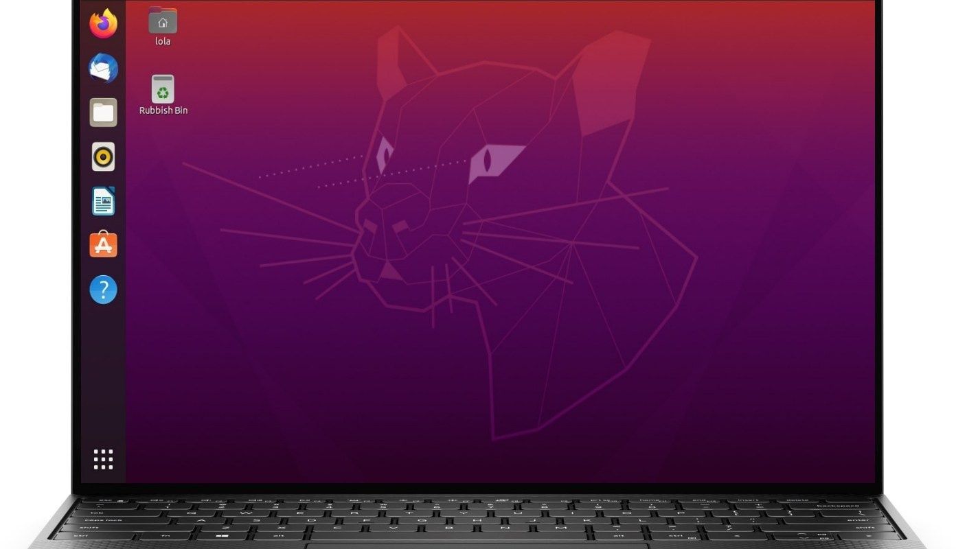 Ubuntu Notebook and Windows Office Windows from