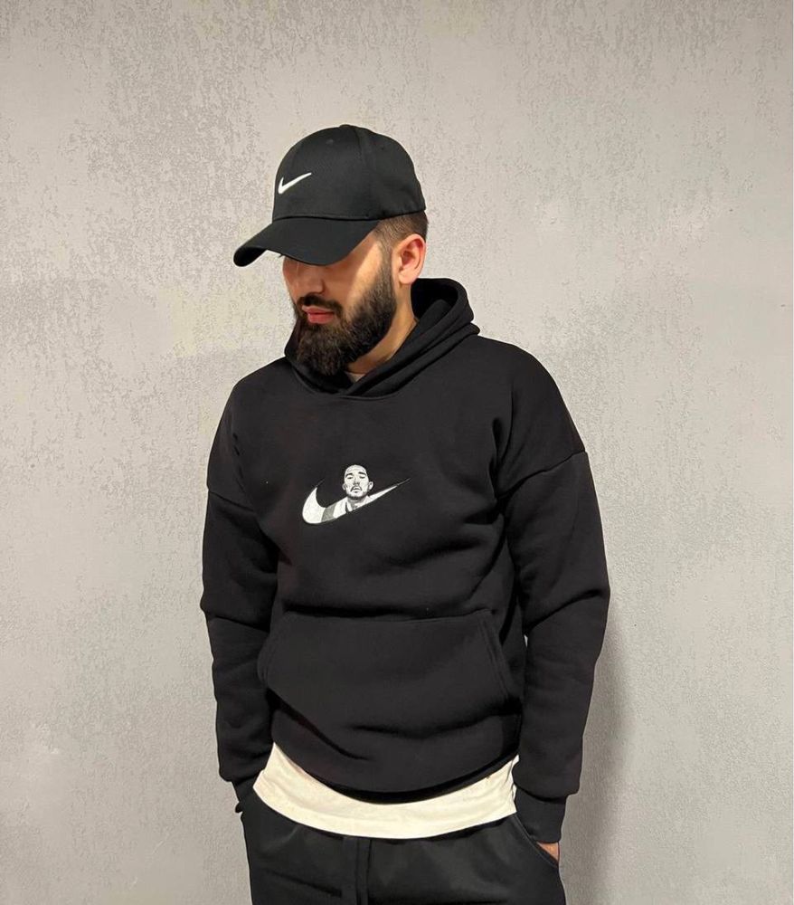 Худи nike с скриптонитом и с мияги, худи, худи черное