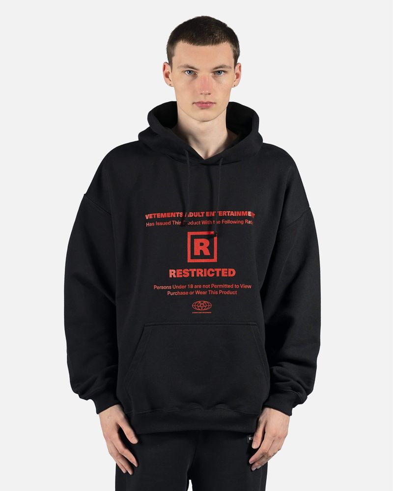 Vetements restricted hoodie