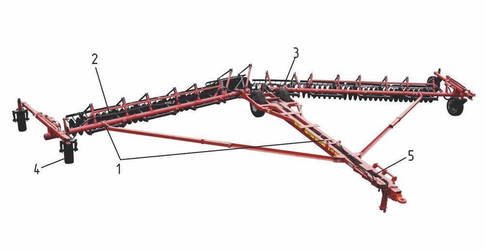 Лущильник серии ЛДГ Featagro, ширина 15 метров