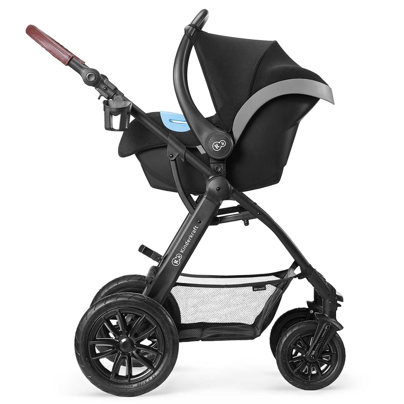 Коляска 3 в 1 Kinderkraft XMOOV Black