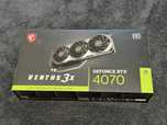 MSI GeForce RTX 4070 VENTUS 3X 12GB E