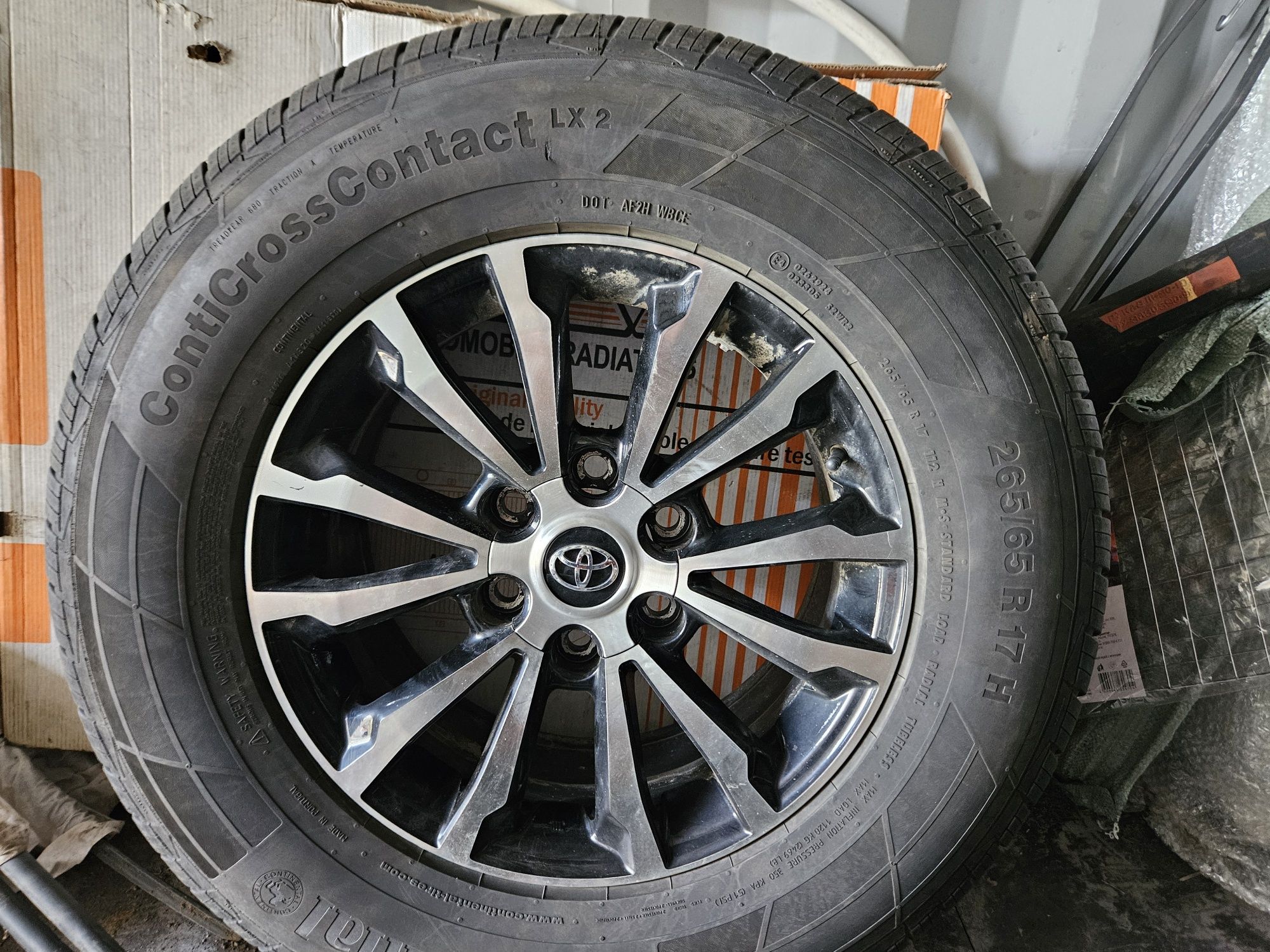 Комплек диски и шины прадо 150 R17/265/65