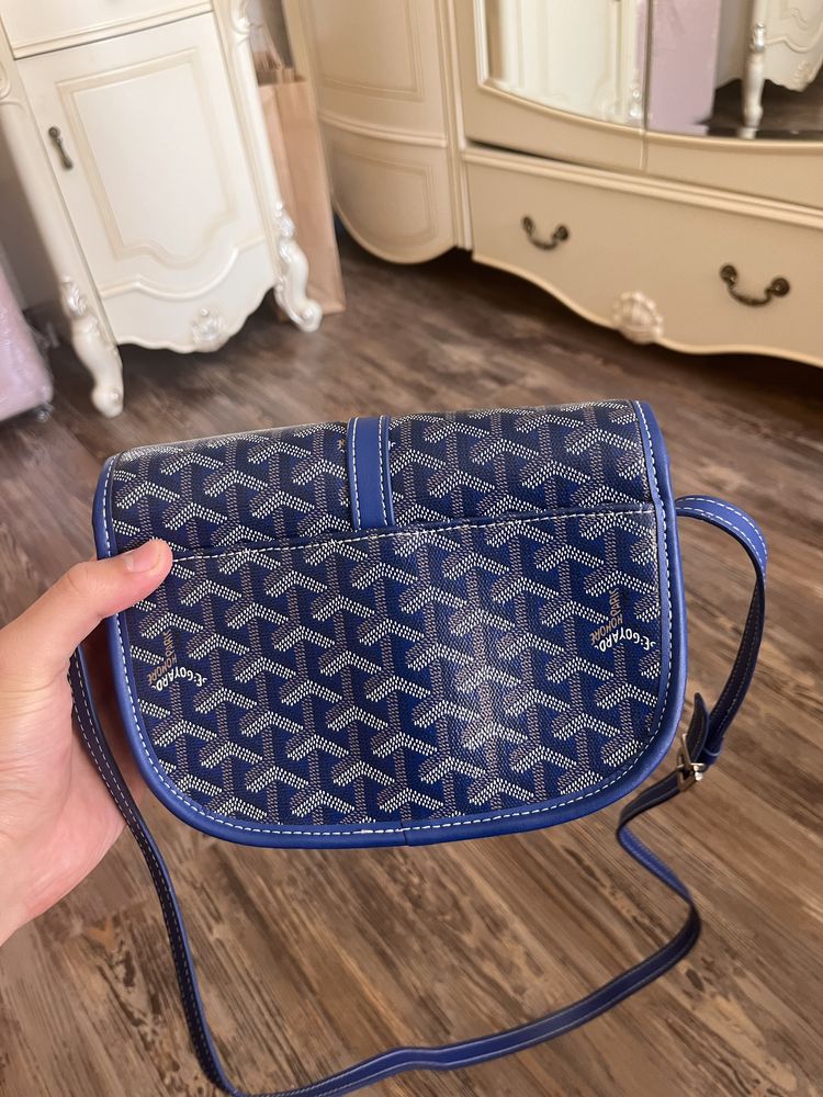 Барсетка Goyard синяя