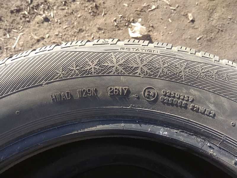 Шины 185/65 R15 - "Barum Polaris 3" (Чехия), зимние.