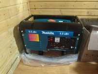 makita бензогенератор 5.5килловатт,  новый