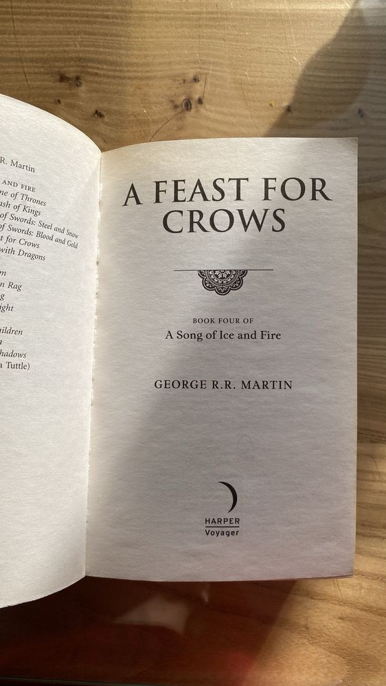 Игра престолов George R.R. Martin  A feast for crows