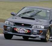 Губа на передний бампер STI Subaru Impreza GC/GF Рестайлинг