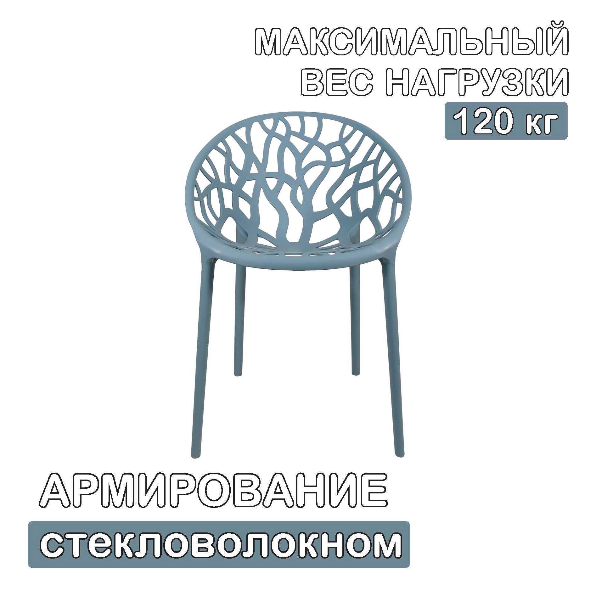 Стулья пластиковые мебель офисная ИВА 4шт от завода в наличии