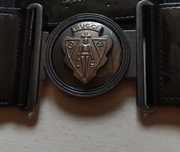 Gucci пояс с лакированными вставками
