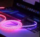 Светящийся USB кабедь  для зарядки Iphone lightning