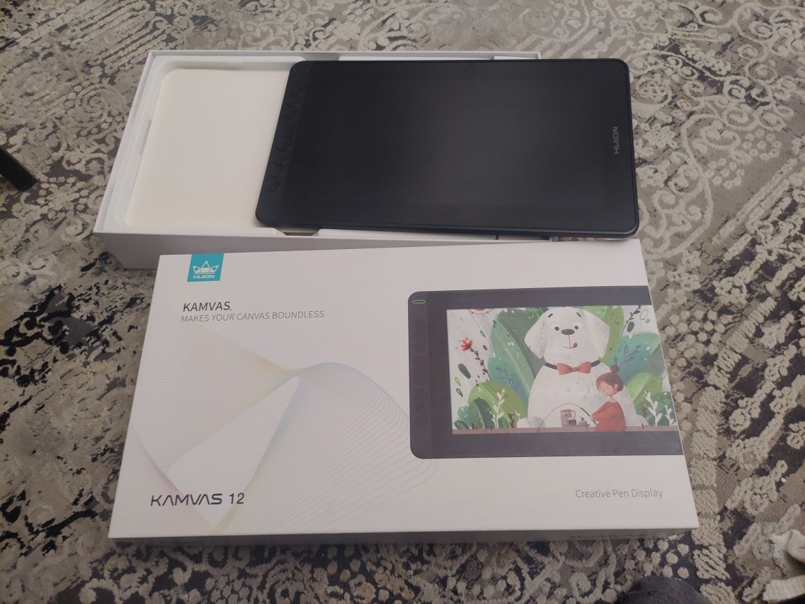 huion kamvas 12 графический планшет