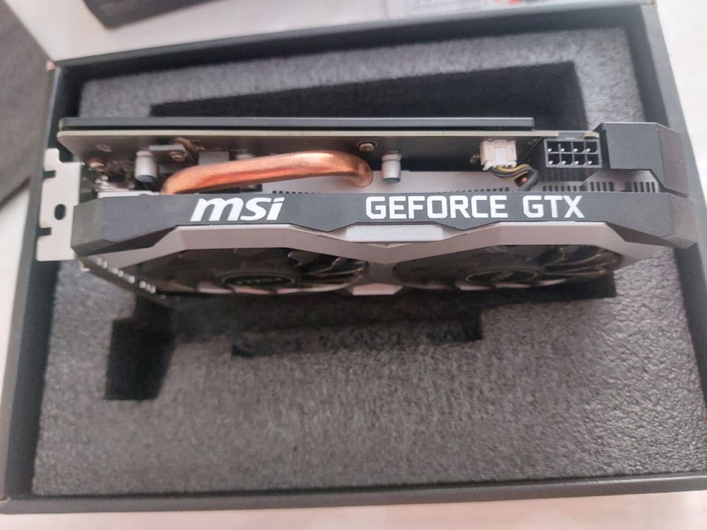 MSI GTX 1660 Ventus XS 6G OC - это высоко. видеокарта состояние новог